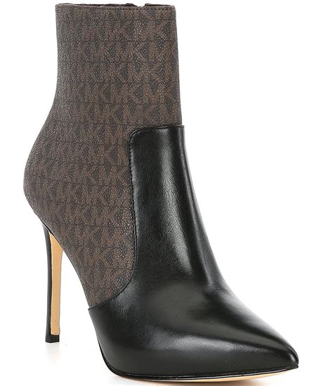 michael kors rue stiletto|Rue Logo and Leather Boot .